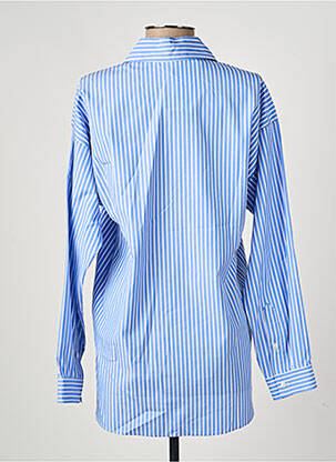 Chemisier coupe droite manches longues bleu GERARD DAREL femme