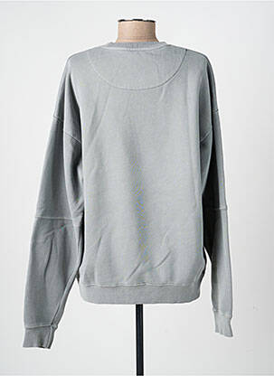 Sweat-shirt coupe over-size manches longues bleu NEWTONE femme