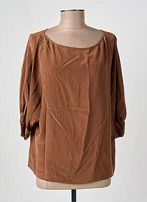 Blouse manches 3/4 manches 3/4 marron VANESSA BRUNO femme