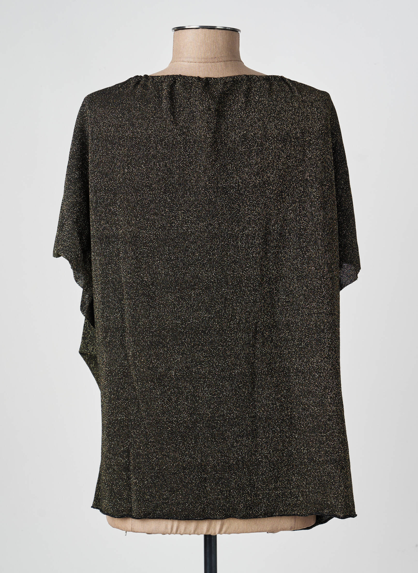 Top stretch manches courtes or BELIZA femme