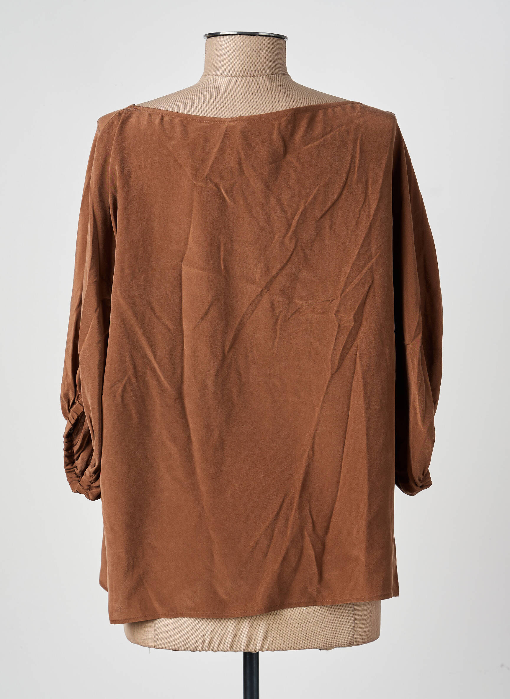 Blouse manches 3/4 manches 3/4 marron VANESSA BRUNO femme