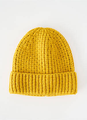 Bonnet stretch jaune MOLLY BRACKEN femme
