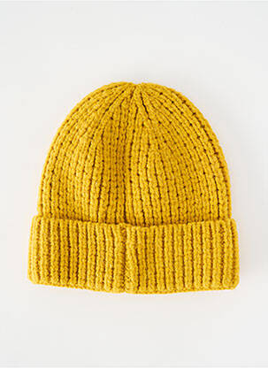Bonnet stretch jaune MOLLY BRACKEN femme