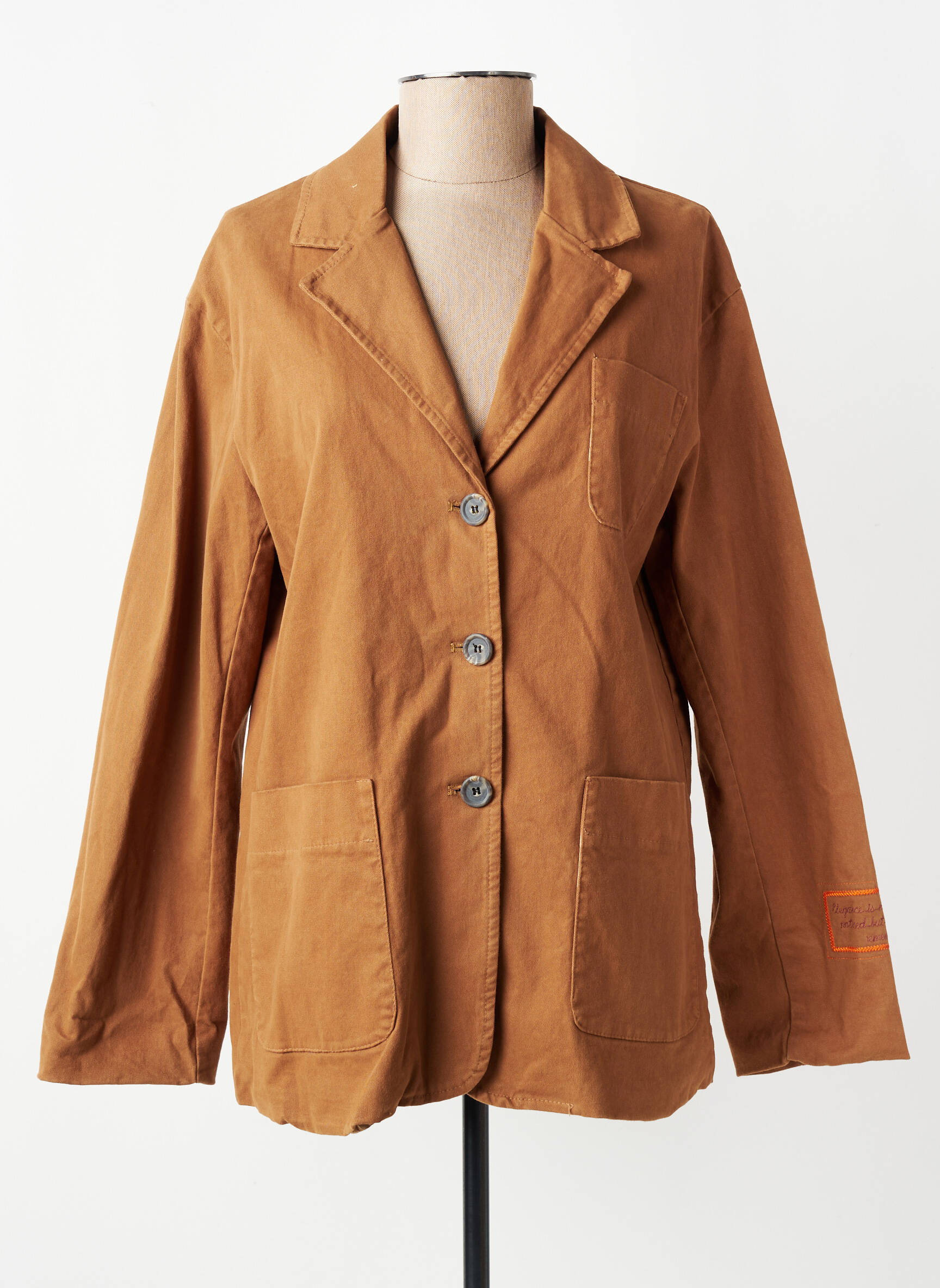 Blazer poches marron JOHANNA PARIS femme