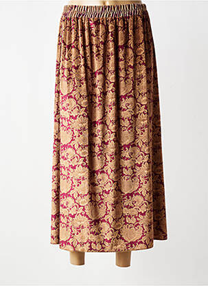 Jupe longue coupe fluide or HOD femme