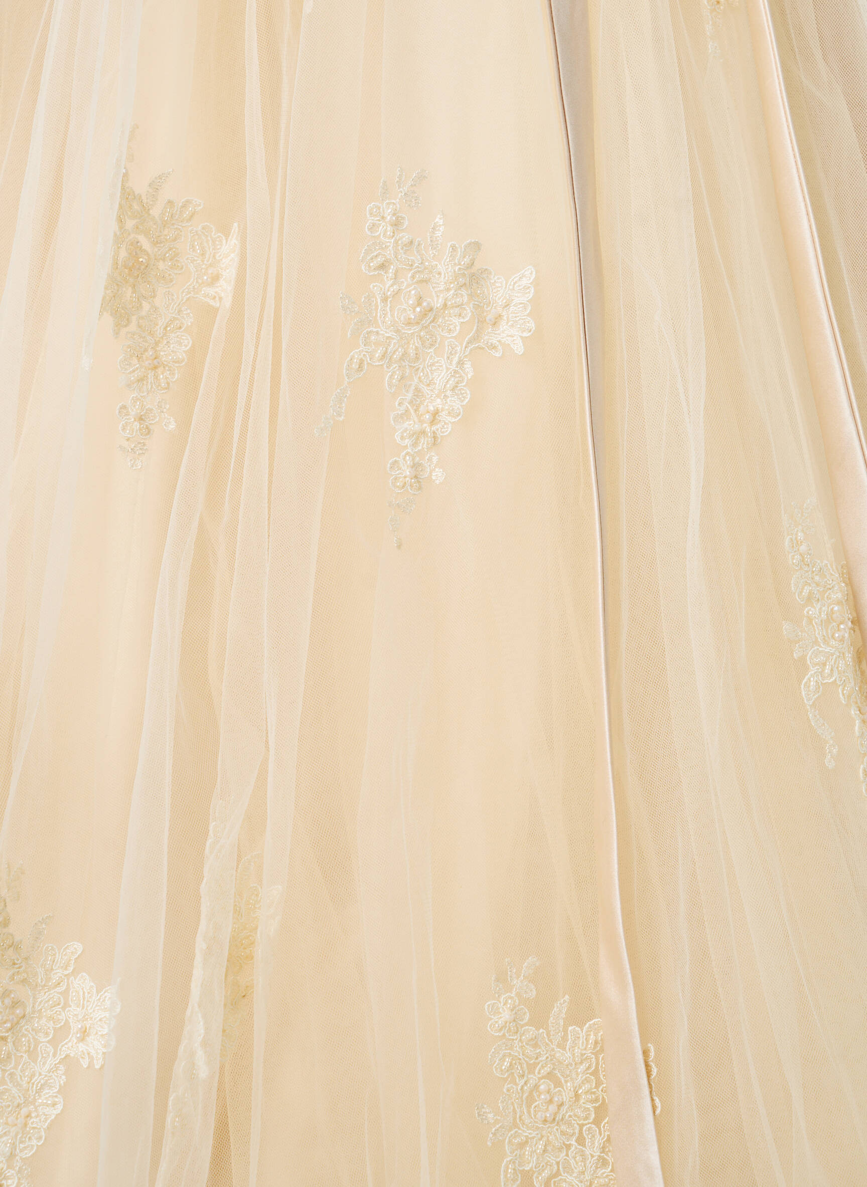 Robe de mariée sans manche sans manche beige PRONUPTIA femme