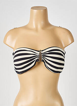 Haut de maillot de bain stretch haut bandeau noir LA NOUVELLE femme