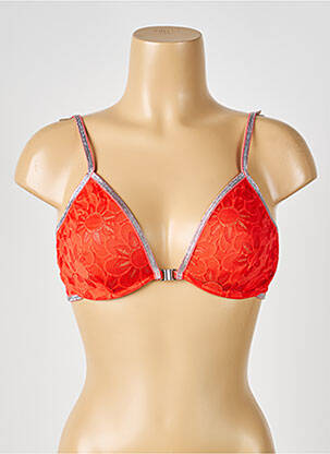 Soutien-gorge bretelle multi position haut soutien-gorge emboitant orange LA NOUVELLE femme