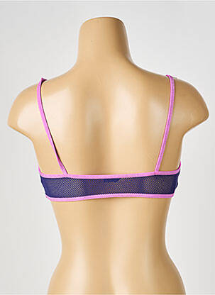 Soutien-gorge effet matière satinée brassieres bleu LA NOUVELLE femme