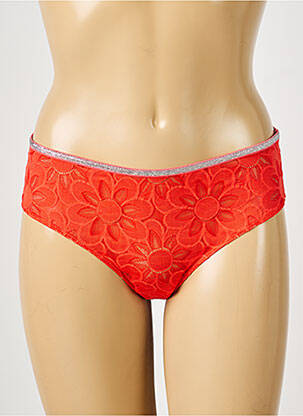 Culotte effet matière satinée rouge LA NOUVELLE femme