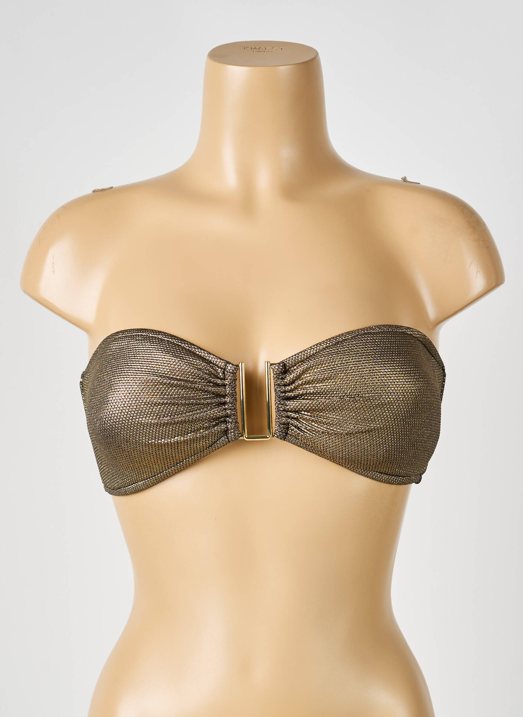 Haut de maillot de bain stretch haut bandeau or BELIZA femme