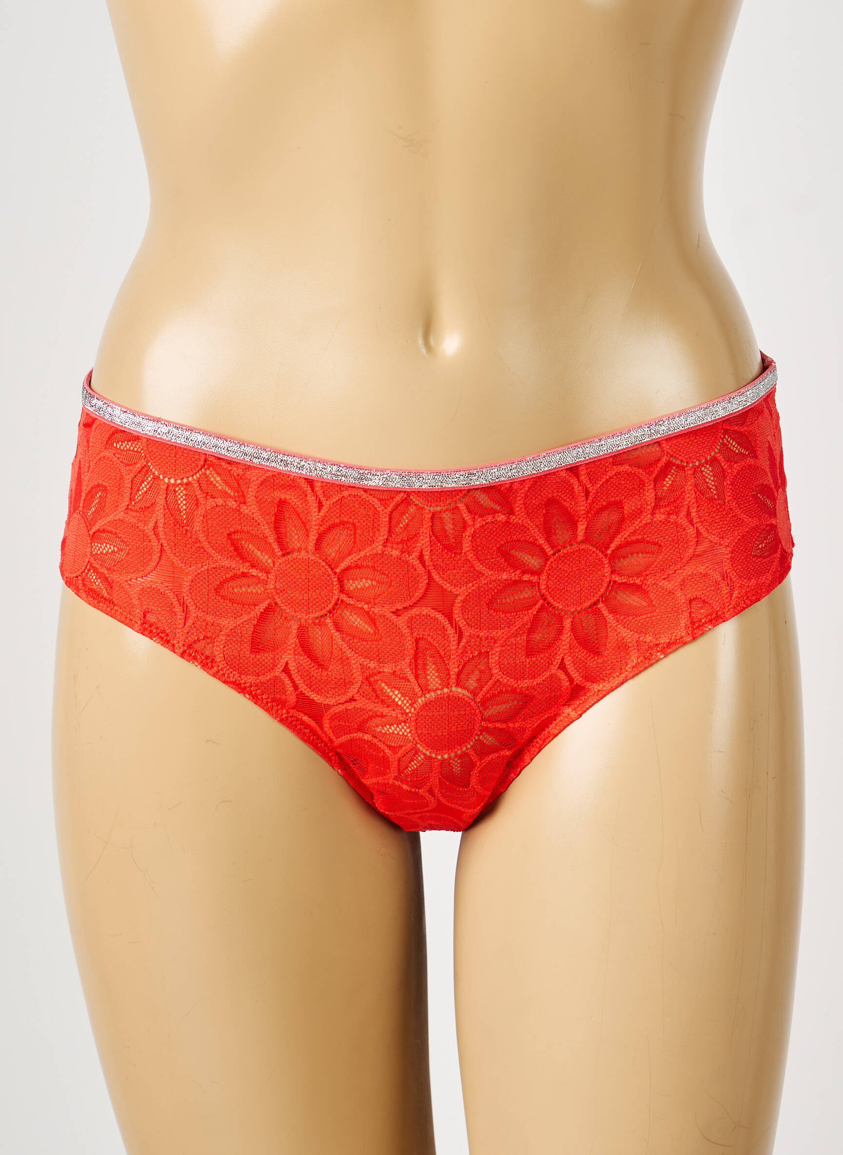 Culotte effet matière satinée rouge LA NOUVELLE femme
