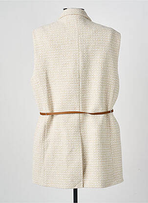 Gilet sans manche poches beige VANESSA BRUNO femme