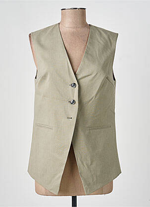 Gilet sans manche poches vert SAMSOE & SAMSOE femme