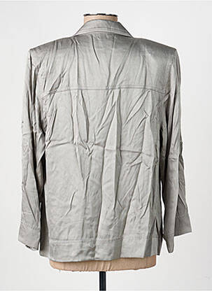 Blazer fermeture boutonnée sur le devant gris GANNI femme