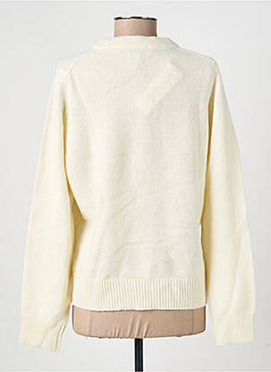 Pull stretch manches longues beige GANNI femme