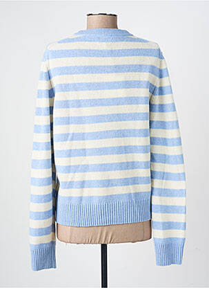 Pull stretch manches longues bleu GANNI femme