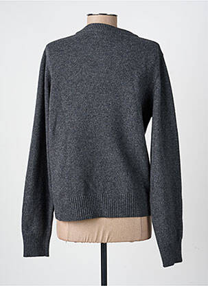 Pull stretch manches longues gris GANNI femme