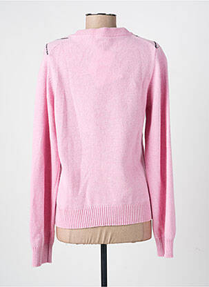 Pull stretch manches longues rose GANNI femme