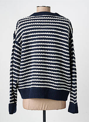 Pull stretch manches longues bleu GANNI femme