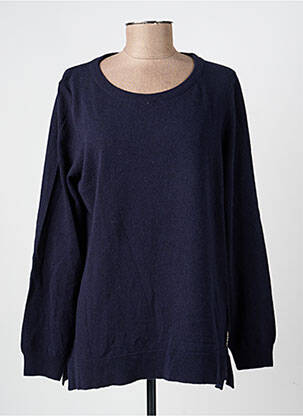 Pull coupe cintrée manches longues bleu BARBOUR femme