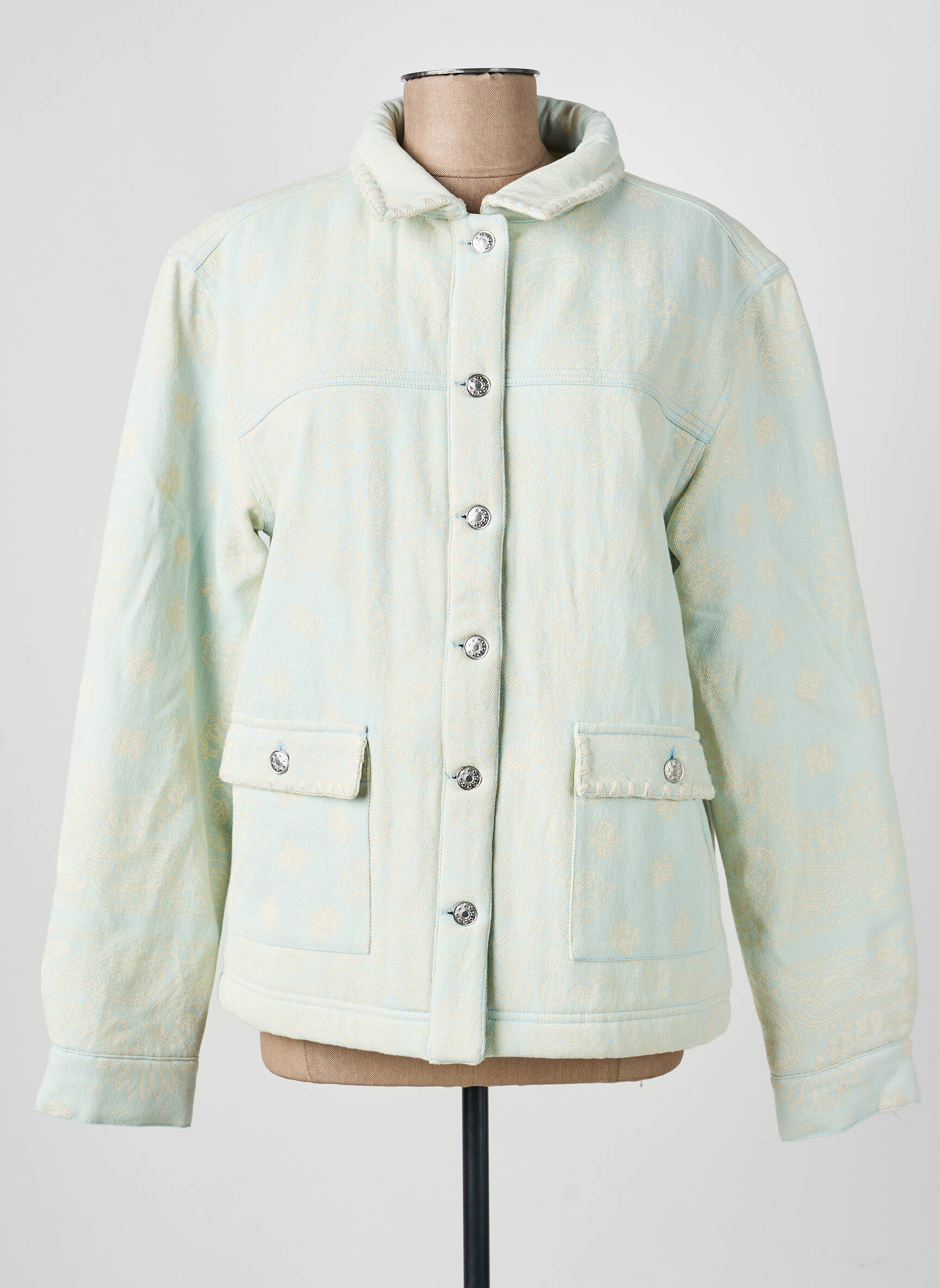 Veste casual coupe droite bleu ARIZONA LOVE femme