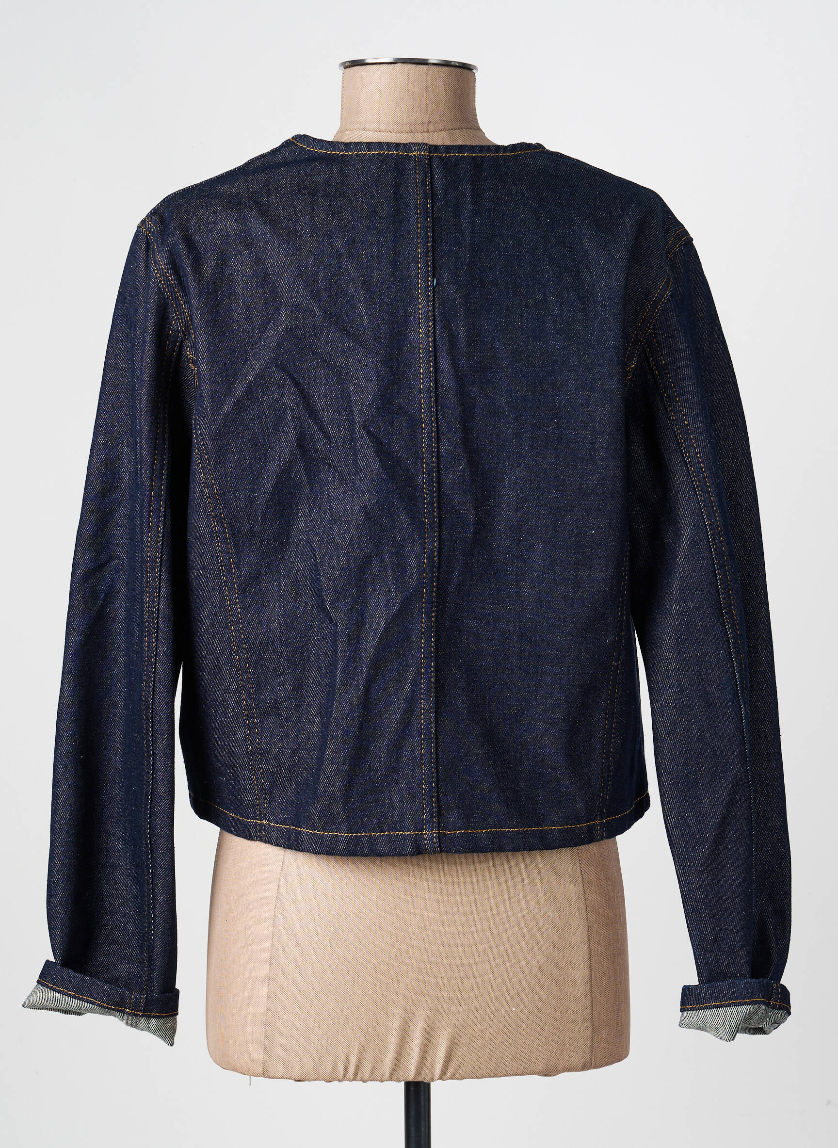 Veste casual col rond bleu VANESSA BRUNO femme
