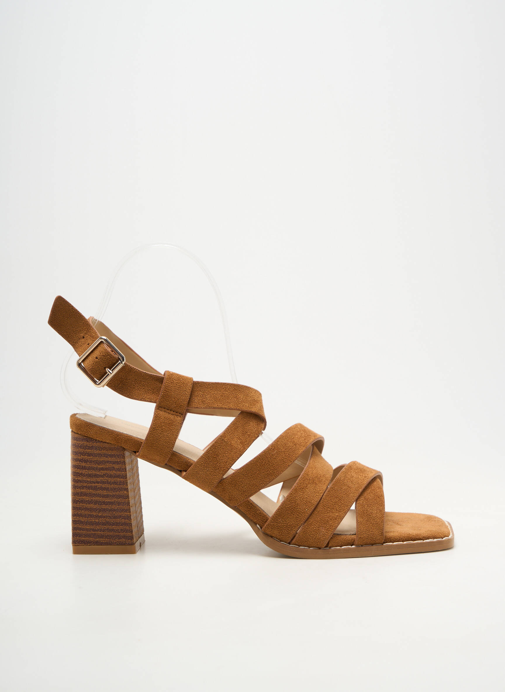 Sandales/nu pieds fermeture boucle(s) talon de 7 à 9cm marron VANESSA WU femme