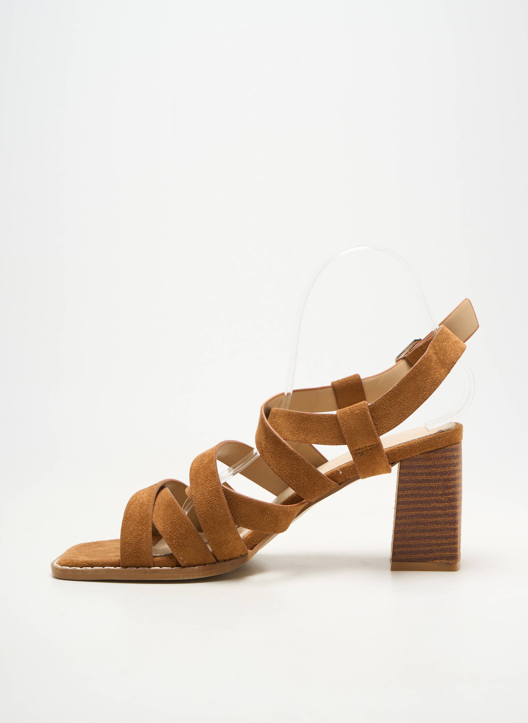 Sandales/nu pieds fermeture boucle(s) talon de 7 à 9cm marron VANESSA WU femme