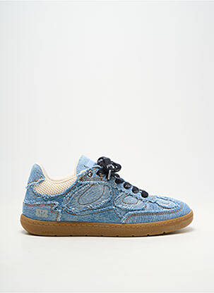 Baskets bout rond talon plat jusqu'à 3cm bleu GANNI femme