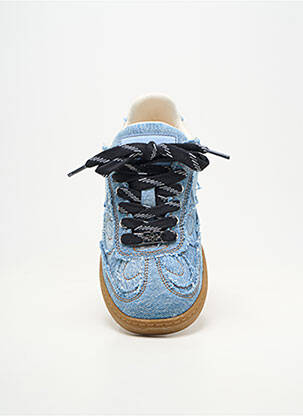 Baskets bout rond talon plat jusqu'à 3cm bleu GANNI femme