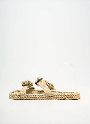 Mules/sabots bout ouvert talon plat jusqu'à 3cm beige NOMADIC STATE OF MIND femme