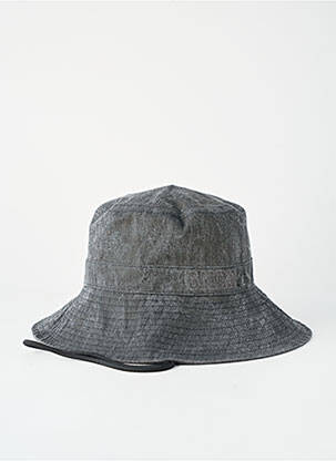 Chapeau doublure textile gris GANNI femme