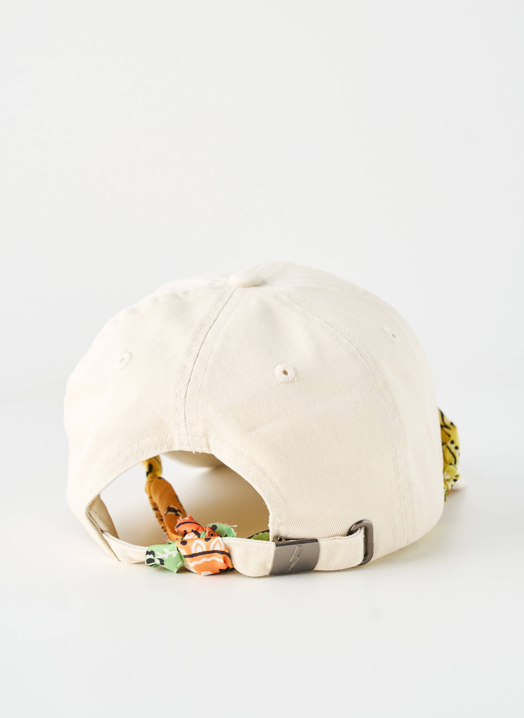Casquette fermeture pressionnée beige ONE TEE femme