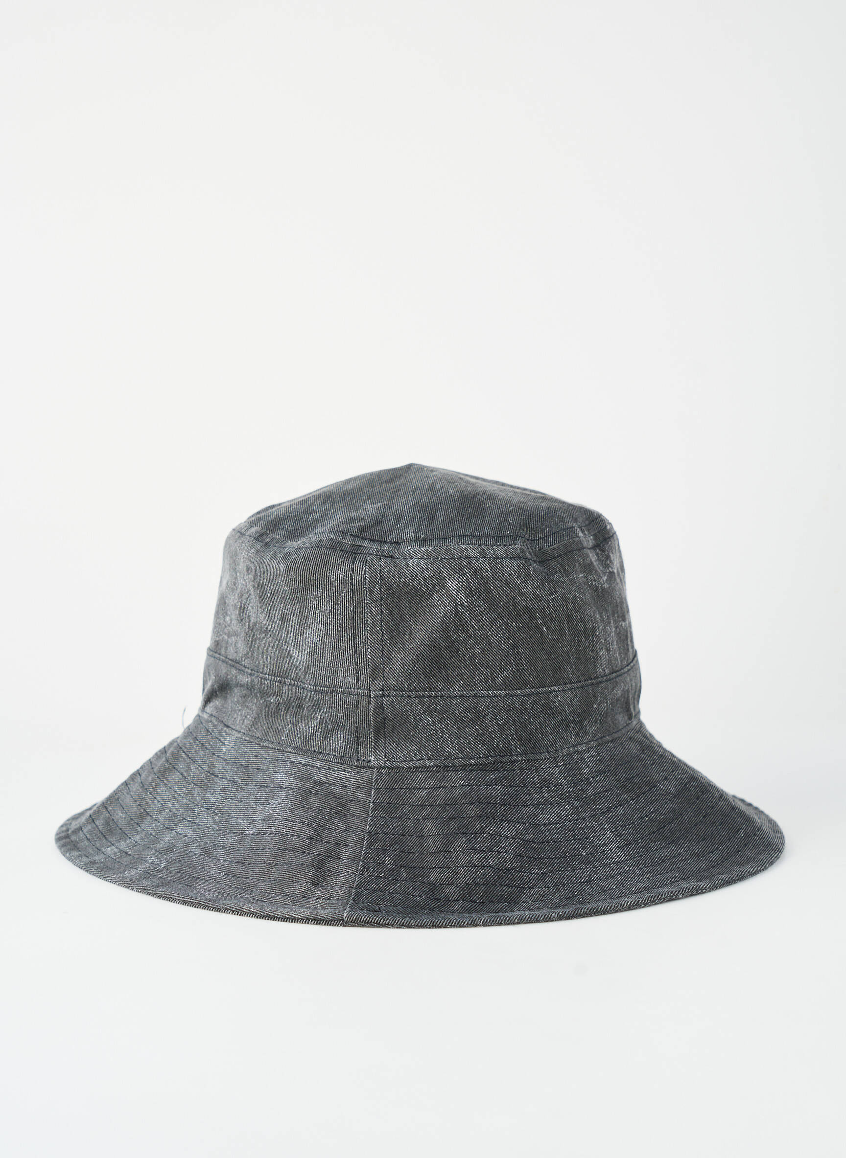 Chapeau doublure textile gris GANNI femme