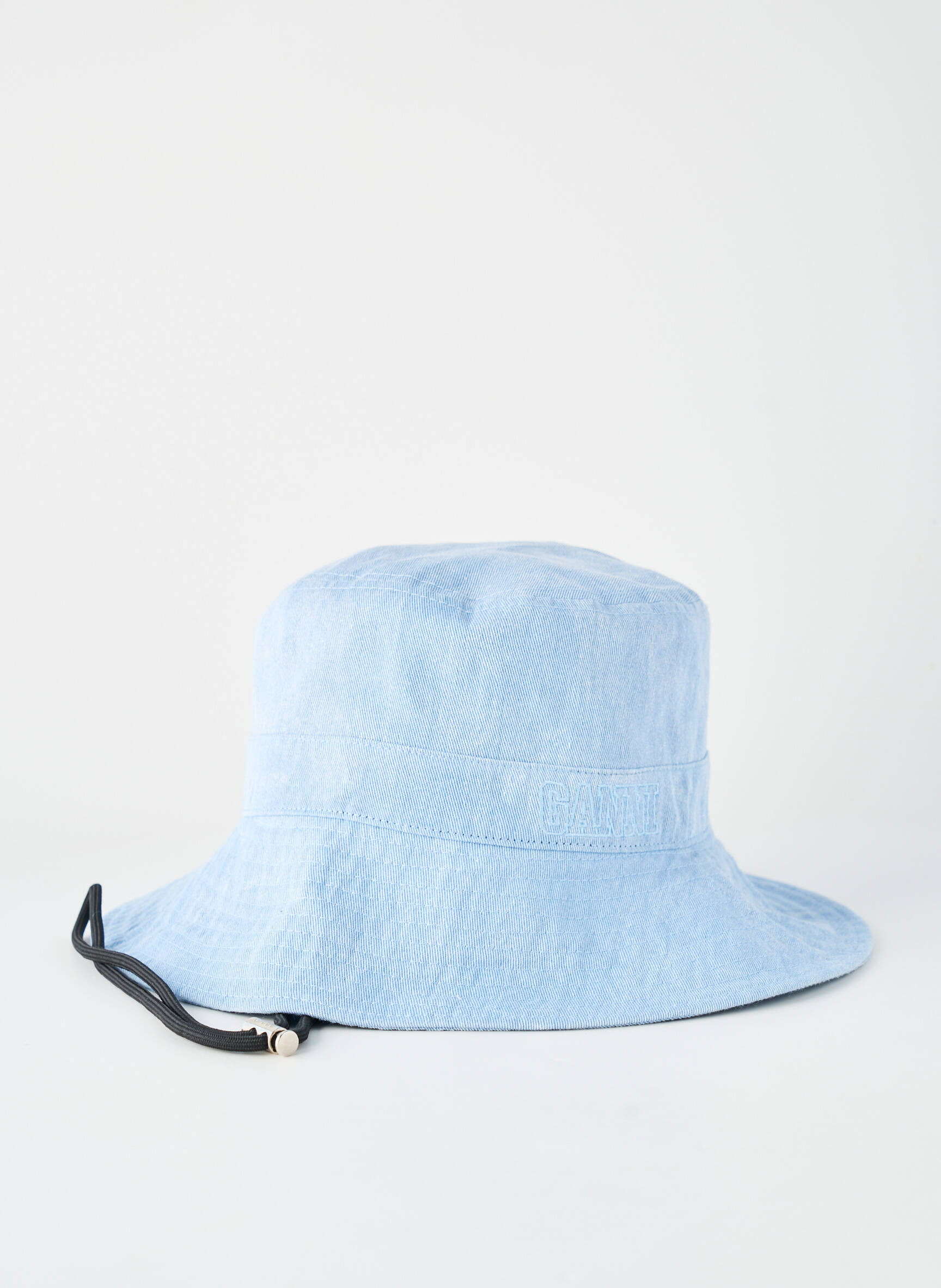 Chapeau doublure textile bleu GANNI femme