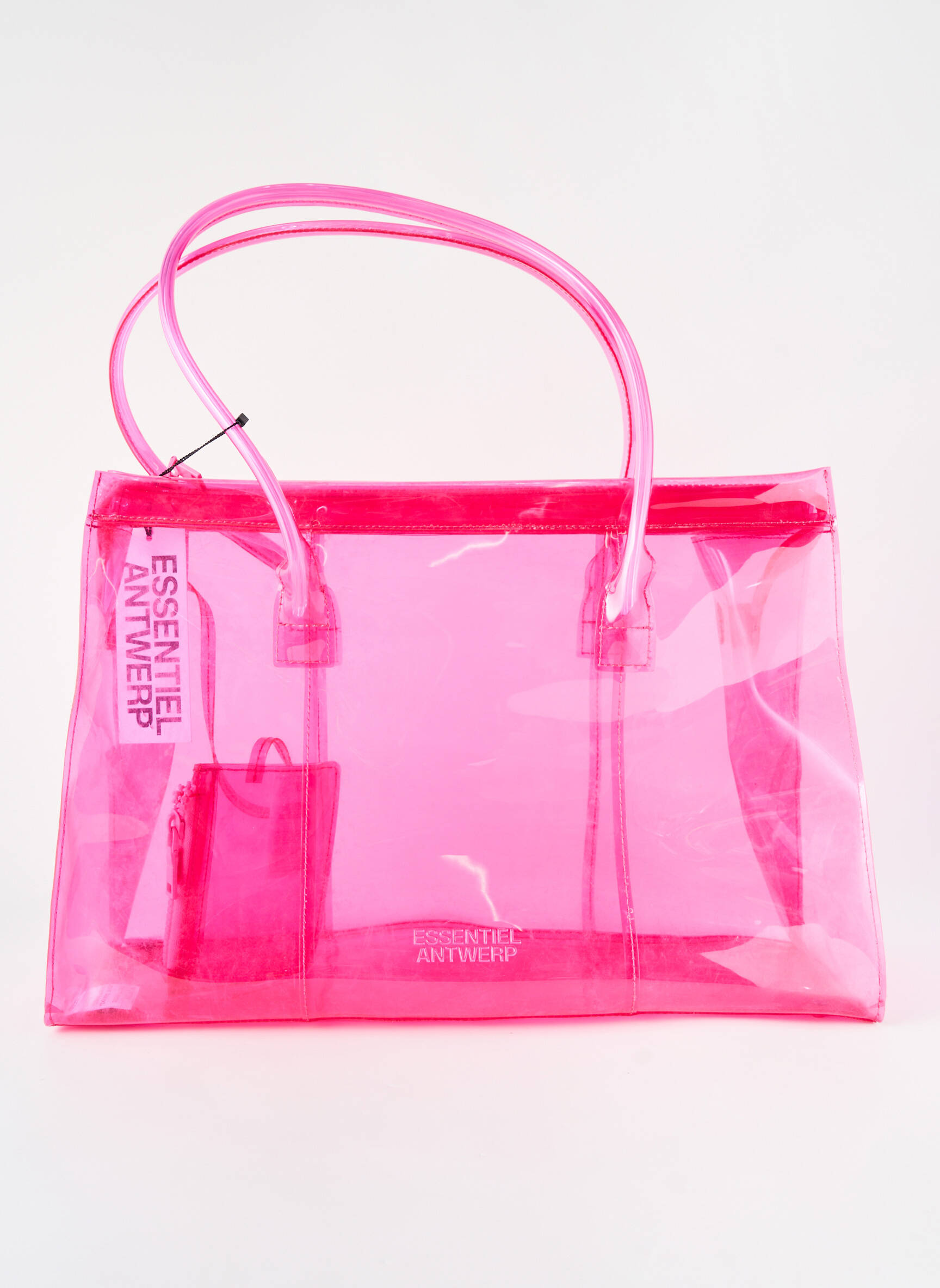 Sac fermeture zippée forme cabas rose ESSENTIEL ANTWERP femme