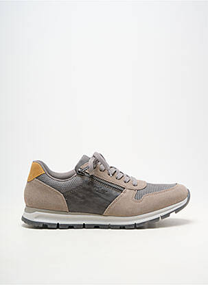 Baskets bout rond bout rond gris RIEKER homme