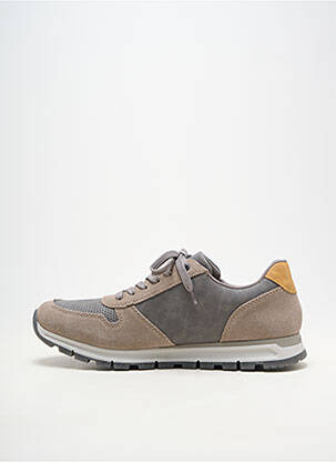 Baskets bout rond bout rond gris RIEKER homme