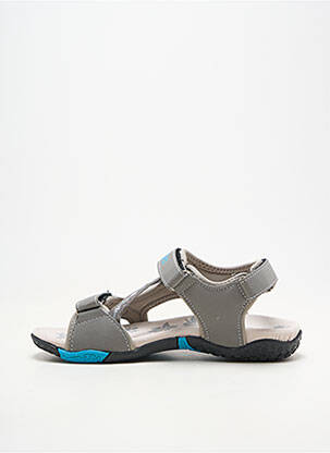 Sandales/nu pieds matière lisse talon plat jusqu'à 3cm gris ALTEX femme
