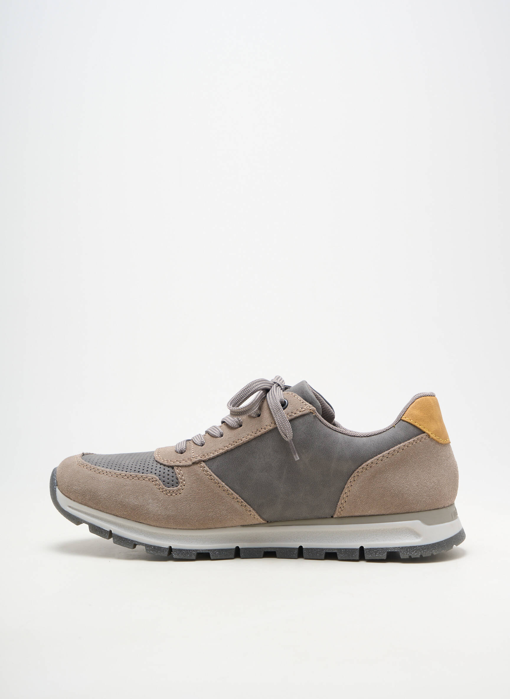 Baskets bout rond bout rond gris RIEKER homme