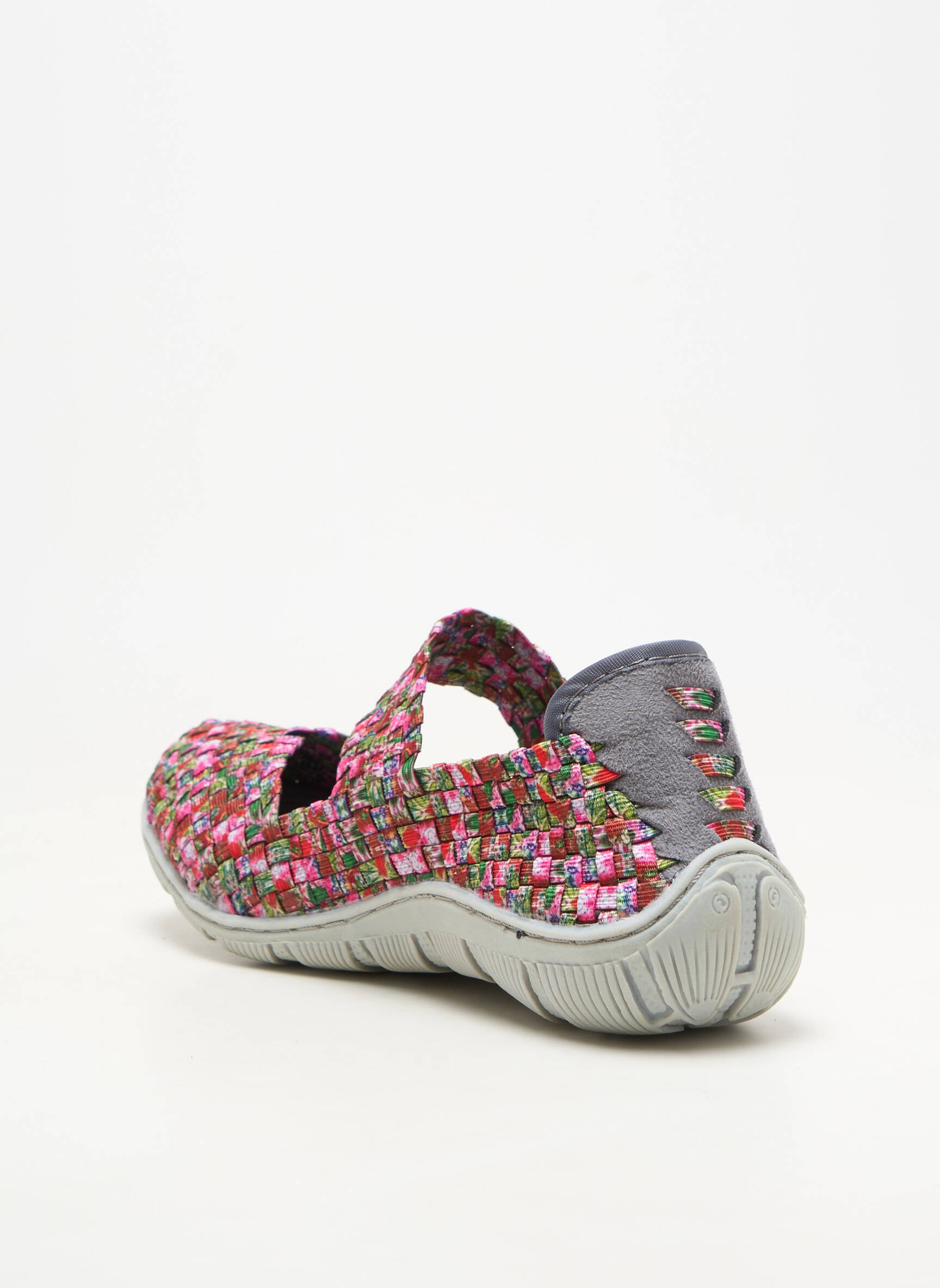 Ballerines bout rond talon plat jusqu'à 3cm rose ROCK SPRING femme
