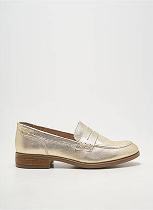 Mocassins matière lisse talon plat jusqu'à 3cm or OTTILIA femme