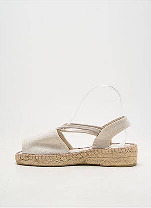 Espadrilles talon plat jusqu'à 3cm gris SEMELFLEX femme