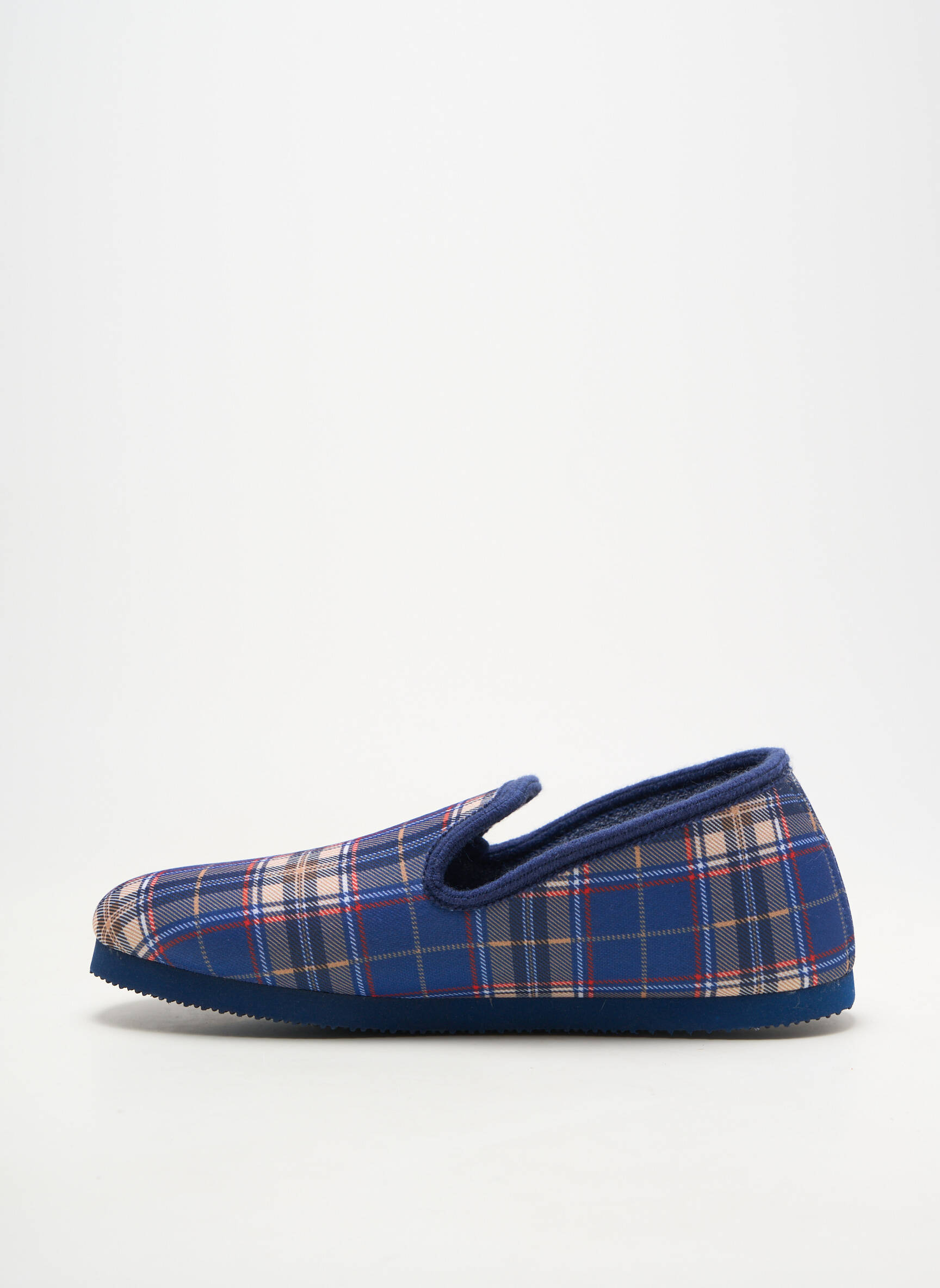 Chaussons/pantoufles bout rond bout rond bleu SEMELFLEX homme