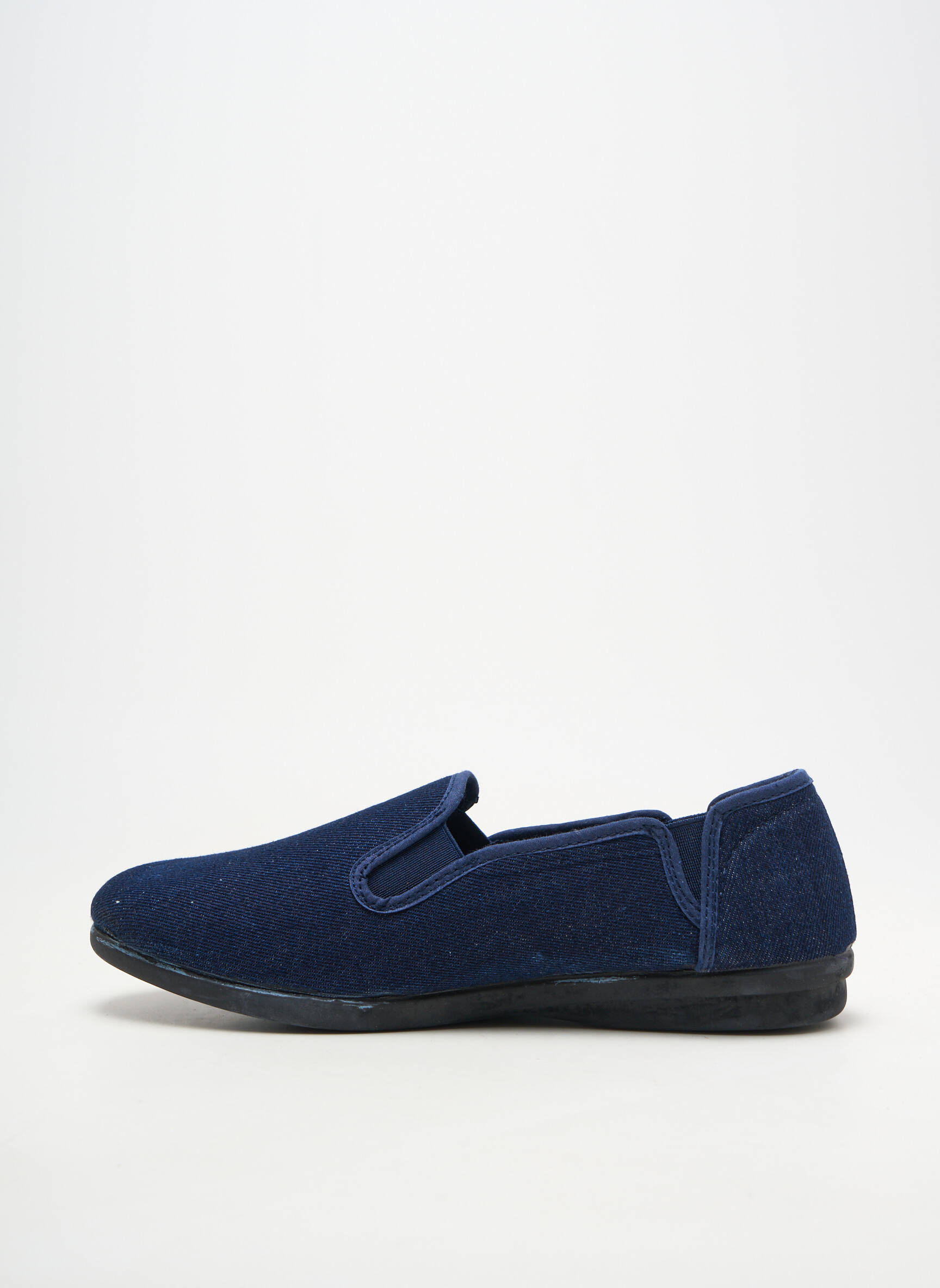Chaussons/pantoufles bout rond bout rond bleu SEMELFLEX homme