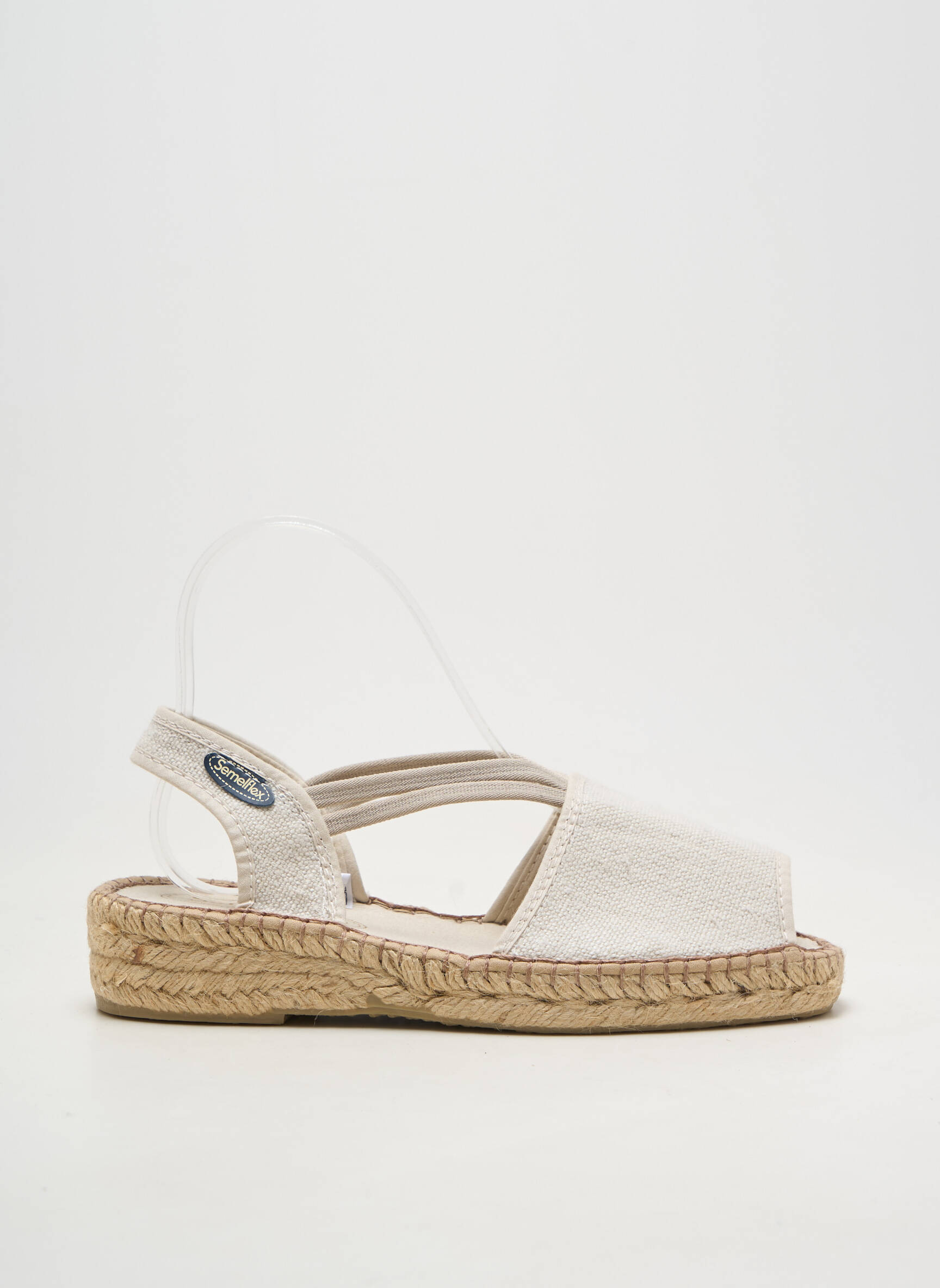 Espadrilles talon plat jusqu'à 3cm gris SEMELFLEX femme
