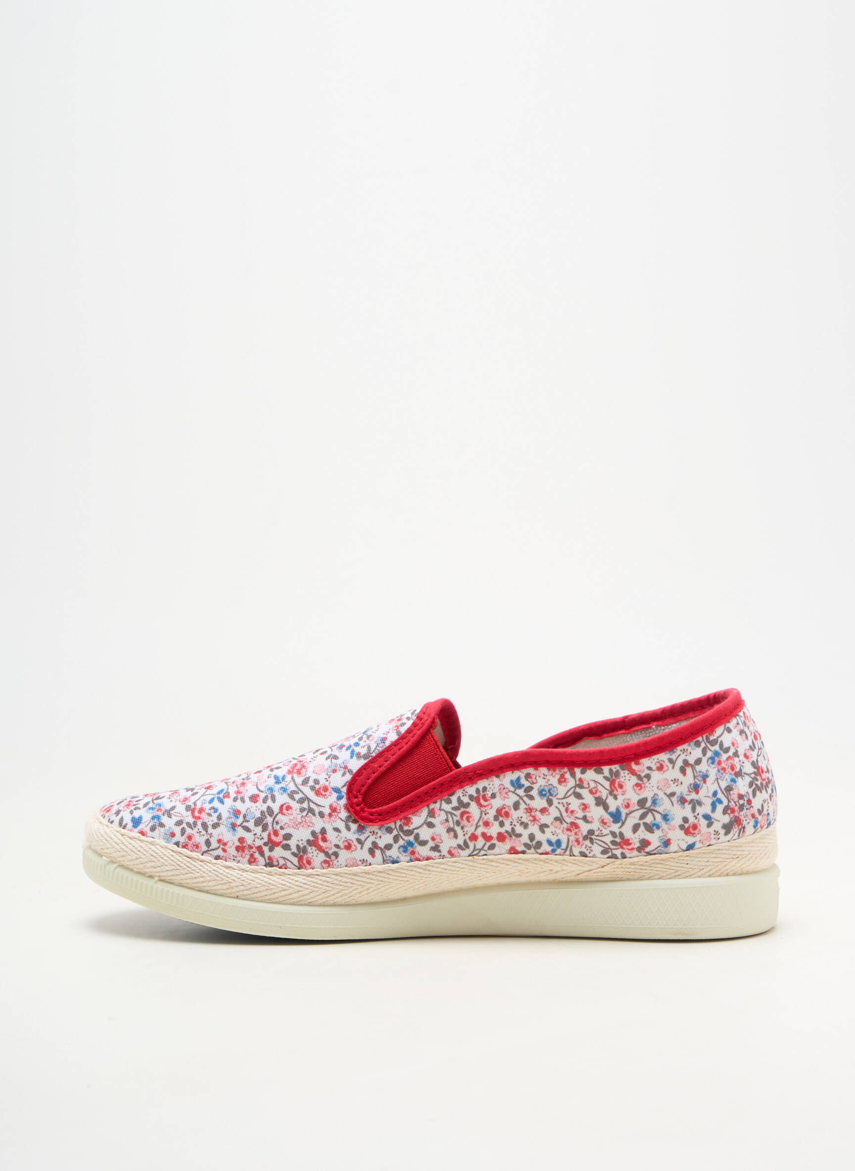 Chaussures de confort bout rond talon plat jusqu'à 3cm rouge SEMELFLEX femme