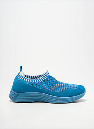 Baskets bout rond talon plat jusqu'à 3cm bleu ALTEX femme