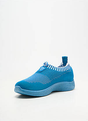 Baskets bout rond talon plat jusqu'à 3cm bleu ALTEX femme